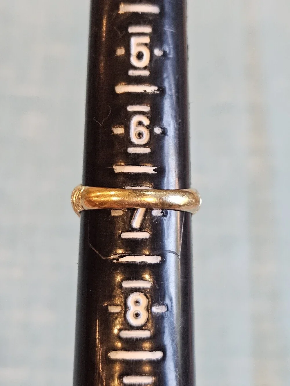 Smokey Quartz Ring Gold Vermeil Over Sterling Silver Size 6.75